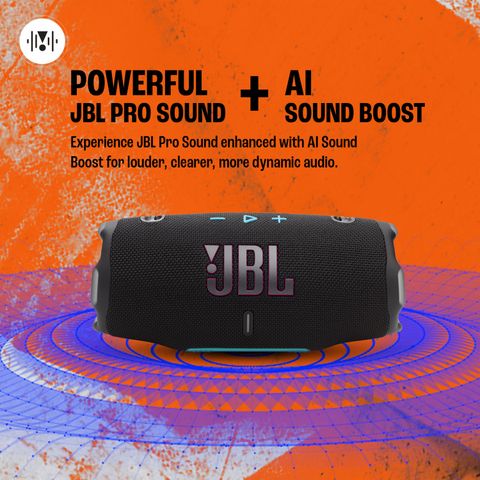 JBL Charge 6 Bluetooth Speaker, Black, 45W - Image 7