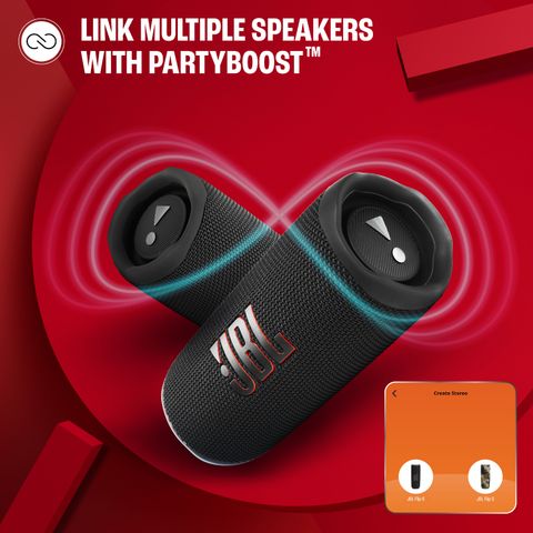 Buy JBL Flip 6 with 12Hr Playtime, Customize Audio by App,IP67