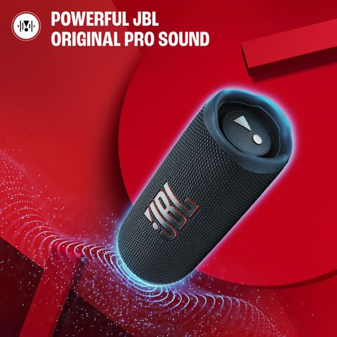 JBL Flip 6 Bluetooth Speaker, Black, 30W - Image 8
