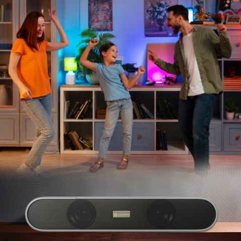 MAK POWER SP-355 10W Bluetooth Soundbar (Grey) - Image 3