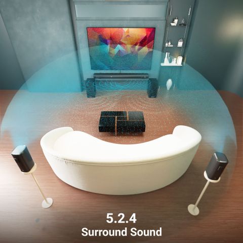 ZEBRONICS Juke Bar 9900 725W Soundbar with Wireless Subwoofer (Black) - Image 7