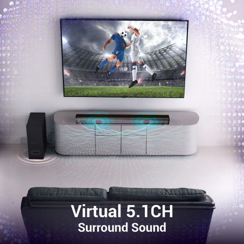 ZEBRONICS JUKE BAR 3903 120W Bluetooth Soundbar (Black) - Image 8