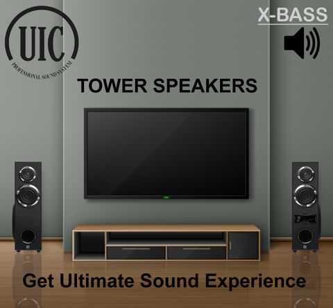UIC 6101 PR 150W Bluetooth Tower Speaker (Black, 2.0 Channel) - Image 4