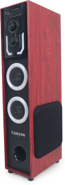 Canyon S-5 180W Bluetooth Tower Speaker (Red, Black, 2.1 Channel) - Image 3