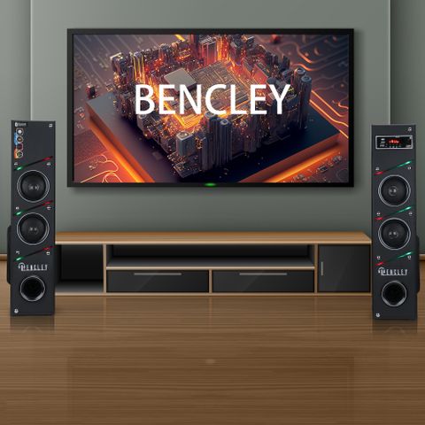 Bencley HDT-03 EDGE 110W Bluetooth Speaker (Black, 4.2 Channel) - Image 5