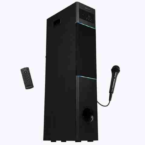 ZEBRONICS GIGA MINI TOWER SPEAKER 50W Bluetooth Tower Speaker (Black, - Image 2