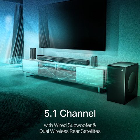 boAt Aavante Prime 5.1 5050D Soundbar (Black) - Image 8