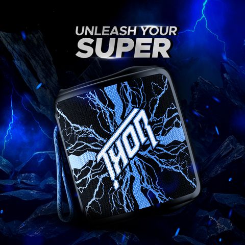 boAt Stone 350 Thor Edition 10W Bluetooth Speaker (Electric Blue) - Image 6