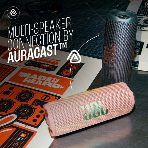 JBL Flip 7 35W Bluetooth Speaker (Black, Orange) - Image 8