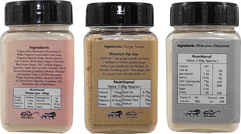 GREEN PIECE Premium Garlic Powder, Onion powder, Ginger Powder (50gm x 3).(Pack of 3) (3 x 50 g) - Image 5