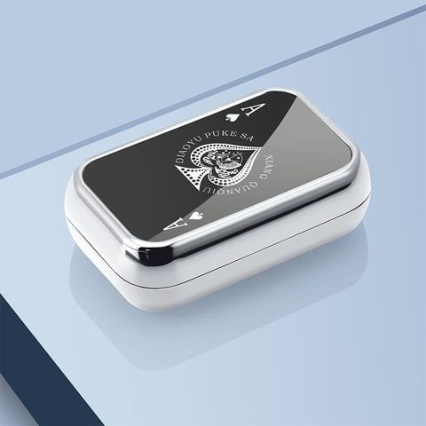 Niralasa Alloy Magnetic Metal Fidget Slider, Silver-Black - Image 6