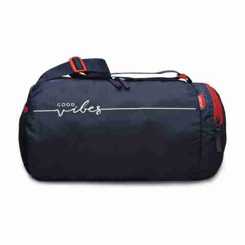 Sfane Good Vibes Blue Gym Duffle Bag - Image 5