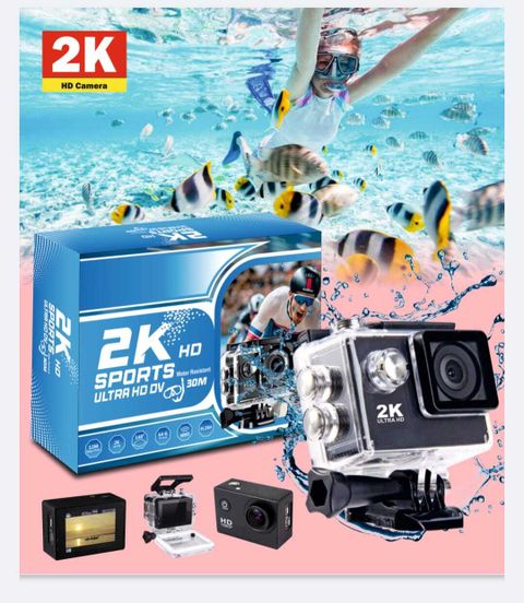 STRIX Action camera Action Camera 2k12MP Wifi 30M Waterproof