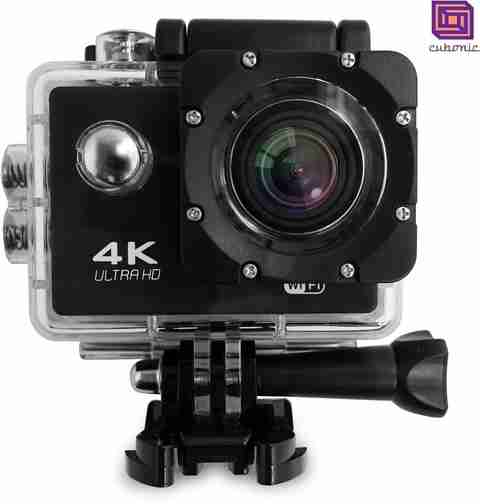 Cubonic 4K WiFi Action Camera Black 18MP - Image 2