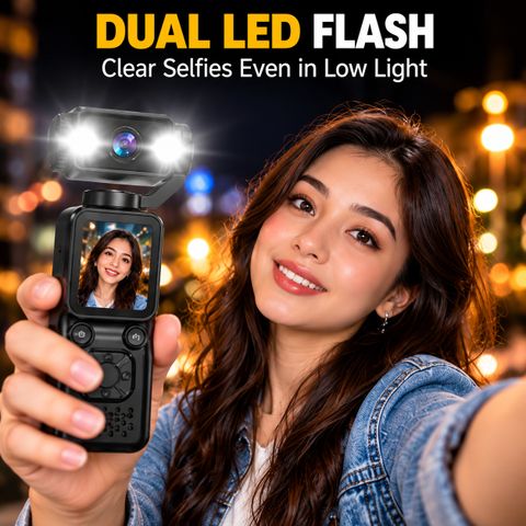 duiin Pocket Camera 4K Ultra HD Vlogging Camera, Multicolor - Image 4