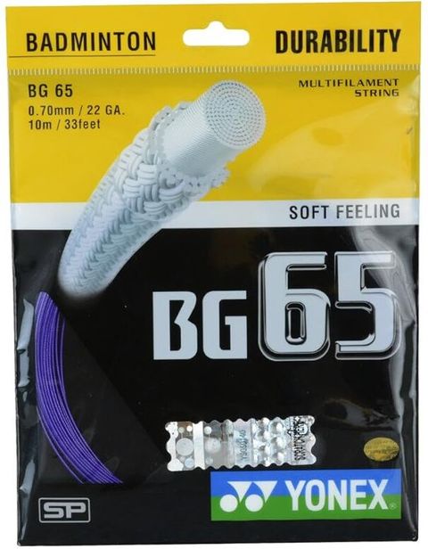 YONEX BG 65 Badminton Strings (Violet, 0.70mm) 0.7 Badminton String - 10 m (Multicolor) - Image 4