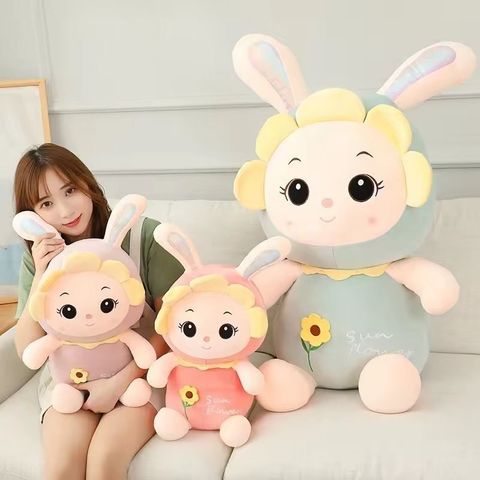 Zexsazone Sunflower Bunny Teddy Bear Soft toy for Girls Kids Toy