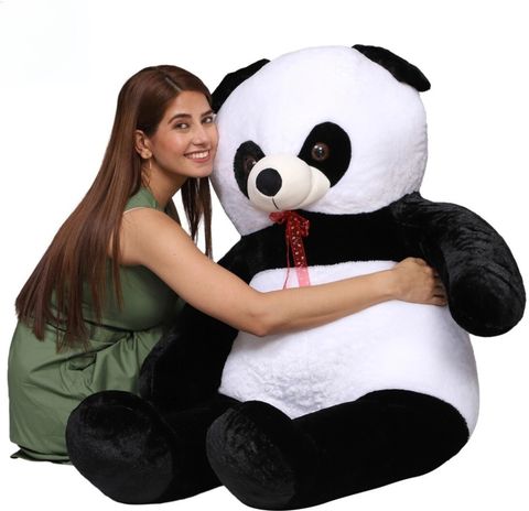 Goodhug 4 Feet Panda Large Cute for Birthday Room Decoration, Valentine Gift, Home Decor - 122 cm (Black & White) - Image 5