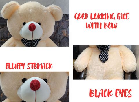tas 5 Feet Cream Teddy Bear (152 cm) - Image 5