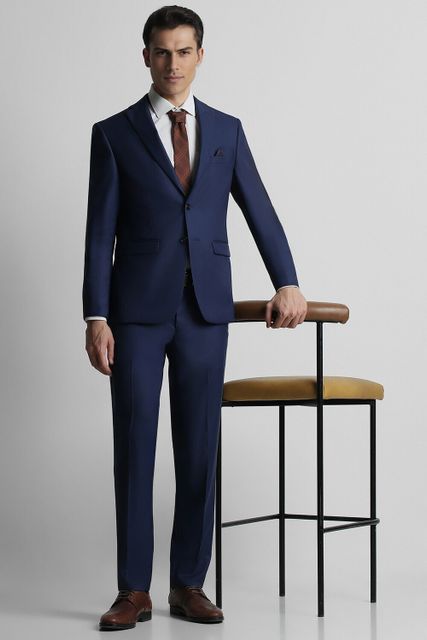 PETER ENGLAND Suit Solid Men Suit - Buy PETER ENGLAND Suit Solid