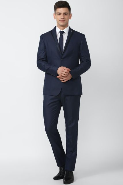 PETER ENGLAND Men Single Breasted - 2 button Solid Suit - Image 6
