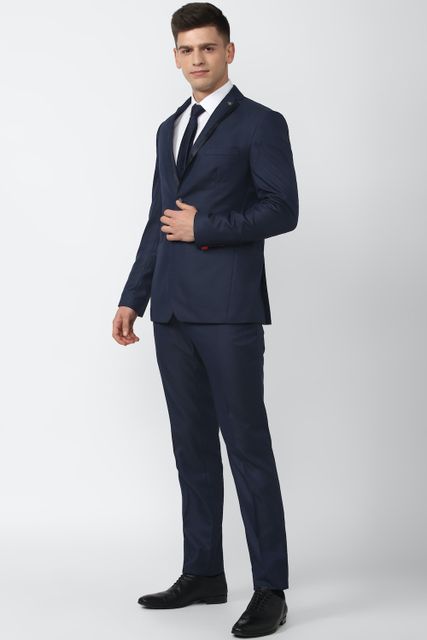 PETER ENGLAND Men Single Breasted - 2 button Solid Suit - Image 8