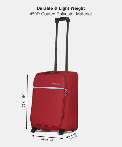 METRONAUT Large Check-in Suitcase 75cm Red - Image 6