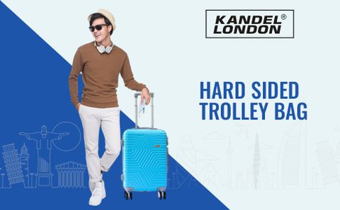 Kandel London Hard Sided ABS and PC 4 Wheel Spinners, Expandable