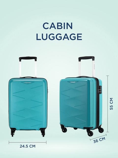 Kamiliant by American Tourister Small Cabin Suitcase 55cm Blue - Image 8