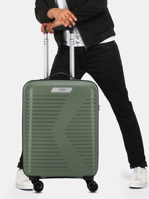 SKYBAGS Small Cabin Suitcase (56 cm) 8 Wheels - BEATPS55IVG - Green - Image 4