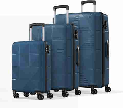 KAMILIANT BASTIAN 3-Piece Hard Luggage Set, Blue - Image 3