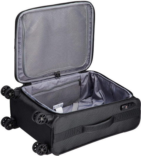SAMSONITE SAM VESTOR MOB OFF SP55/20-BLK Cabin Suitcase 8 Wheels