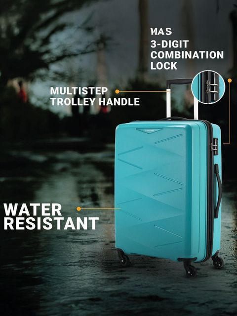 Kamiliant by American Tourister Large Check-in Suitcase (78 cm) 4 Wheels - Combination Lock-Triprism - Blue - Image 8