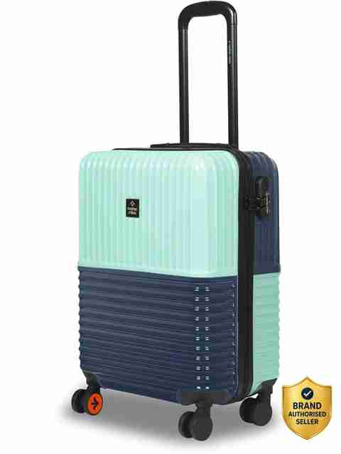 NASHER MILES Istanbul 55cm Cabin Suitcase 8 Wheels Teal Dark Blue - Image 5