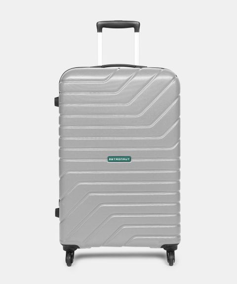 METRONAUT Medium Check-in Suitcase 65cm 4 Wheels Silver - Image 4