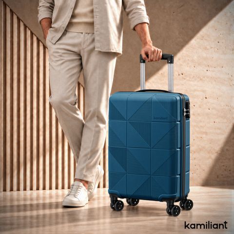 KAMILIANT BASTIAN 3-Piece Hard Luggage Set, Blue - Image 4