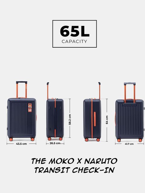Mokobara The Moko x Naruto Transit Check-In Check-in Suitcase 8