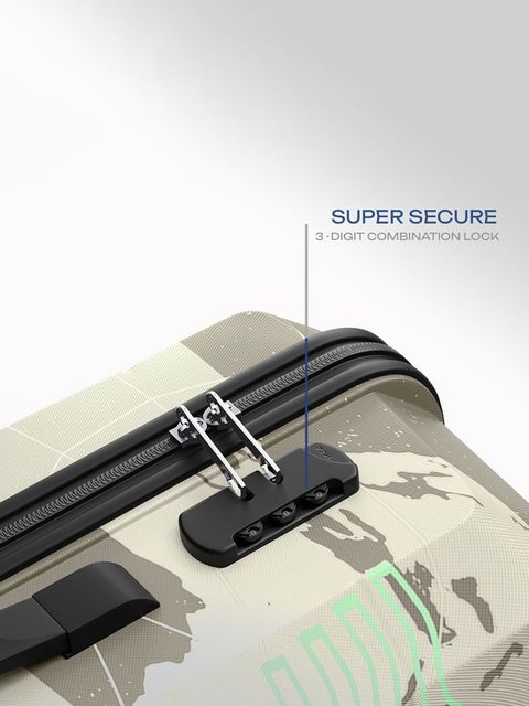 SAFARI Explore Neo 66 4W Medium Check-in Suitcase (66 cm, Khaki) - Image 6