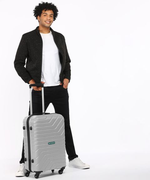 METRONAUT Medium Check-in Suitcase 65cm 4 Wheels Silver - Image 5