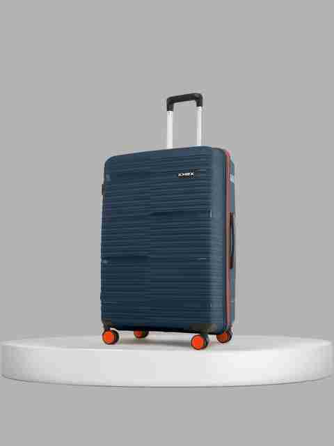 HRX Zanzibar Check-in Suitcase 8 Wheels - 30 inch Blue - Price in