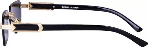 Shade House UV Protection Rectangular Sunglasses (54) (For Men, Black) - Image 7