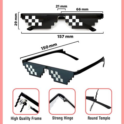 Rudrav Others Wayfarer Sunglasses (Free Size) (For Men & Women, Black) - Image 6