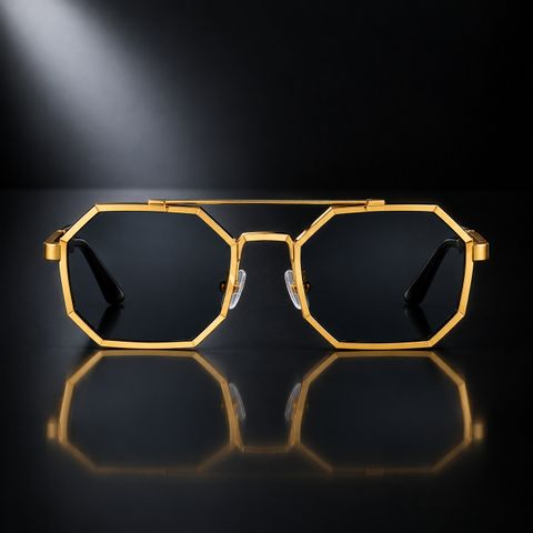 Auralyx Polarized Octagonal Sunglasses, Black, Free Size - Image 5