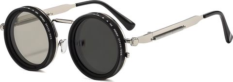 4Flaunt Polarized Round Sunglasses (52, Black) - Image 6