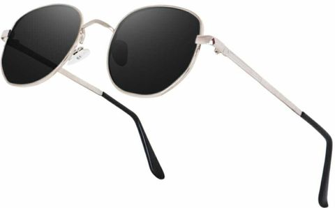 GOODINA UV Protection, Gradient, Polarized Rectangular Sunglasses (Free Size) (For Men, Black) - Image 6