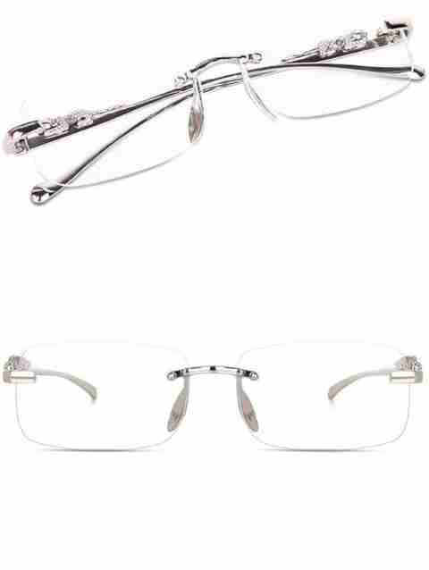 eyevy UV Protection Rectangular Sunglasses, Clear, Free Size - Image 5