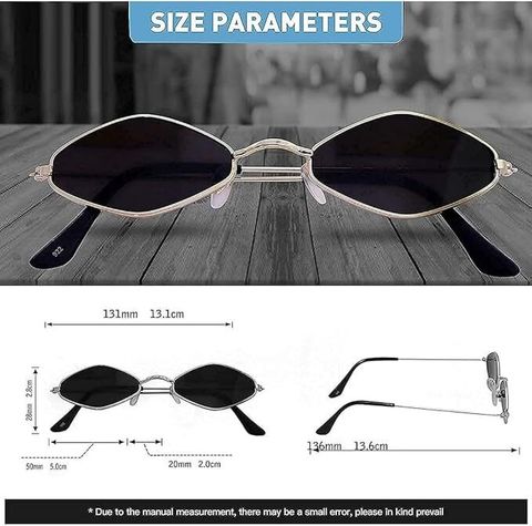 Shade House UV Protection, Gradient, Polarized Oval Sunglasses (Free Size) (For Men, Black) - Image 3