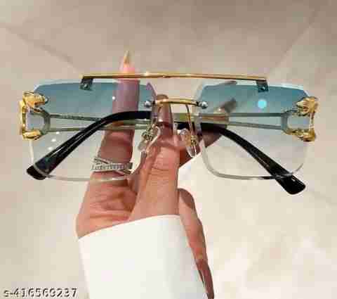 Mahadevhandloom Sports Sunglasses Blue Free Size - Image 4