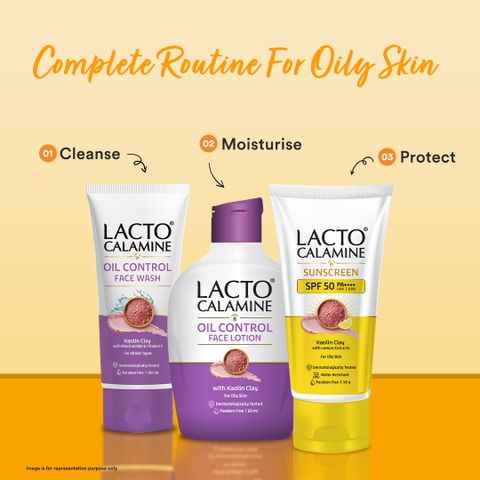 Lacto Calamine Sunscreen SPF 50 PA+++ Matte Look 50g - Image 7