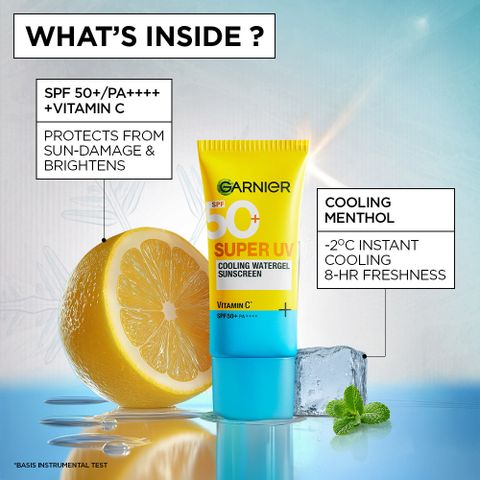 Garnier Super UV Cooling Gel Sunscreen SPF 50 PA++++ 60ml - Image 5